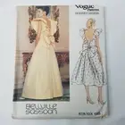 Vogue Bellville Sassoon Sewing Pattern Princess Party Dress 1355 14 80s Garden