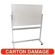 Quartet 180x120cm Penrite Slimline Magnetic Whiteboard Premium Mobile Board WHT