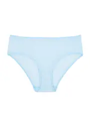 Hanro Ultralite Midi Cotton Briefs - Light Blue XS (UK8-10 / XS)