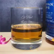 Personalised Message Classic Whisky Glass