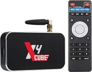 4K HDR Ultra HD with Remote TV Box S905X4 2.4G/5G WiFi Bluetooth 4.0 1000M Android 11 Set Top Box,2+16GB