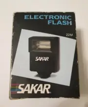 Vintage Sakar 22M Electronic Flash - Brand new in box