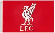 Liverpool FC Core Crest Flag (UK Size: One Size) (Red)