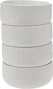 salt&pepper Brae Rice Bowls, White, 12 cm (Set of 4)
