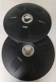 WCC-110-BLK FlowBelow Aero Wheel Cover Panel Black 2pk