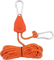 Tent Tie Down Ropes – Adjustable Guy Lines with Pulley System | 13FT Utility Cord for Tarp and Shelter Setup | Heavy Duty Rope for Tent & Canopy Anchoring, Outdoor Rope Hanger for Camping Gear