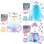 Princess Dress Up Clothes for Girls Pretend Playing Costume Set Accessory Toy