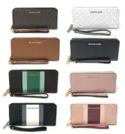 Michael Kors Jet Set Travel Large Travel Continental Wristlet Wallet Clutch