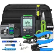 Fiber Optic Termination Tool Kit FTTH Cable Cold Welding Tool Set with X5 Gre...