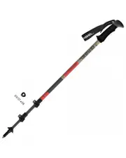 Gabel MONT BLANC FL 4.0 Trekking Poles - Sand/Red - 66-142cm