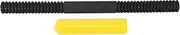 Ergonomic Anti Slip Steel Thread Repair File, High Hardness HRC48 50, Multi Specification 11 28, with Antislip Rubber Cap, for BSP/PF Parallel Pipe Threads Restoration