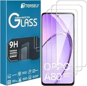 [3-Pack] T Tersely Tempered Glass Screen Protector for OPPO A80 5G, Case Friendly, Ultra-Clear, Shatterproof, Anti-Scratch Film for Enhanced Protection