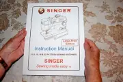 Large-Print Instructions Manual, Singer Sewing Machines 4552 4562 4572 4610 4613