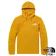 【The North Face】男款 胸前LOGO印花連帽大學T.休閒上衣/機能性帽T(5AZF-H9D 黃色 V)