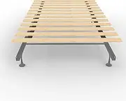 Greaton, 0.68-Inch Horizontal Wooden Bunkie Board/Bed Slats, Queen, Beige
