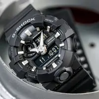 在飛比找PChome24h購物優惠-G-SHOCK 強悍粗曠時尚潮流錶-黑(GA-700-1BD