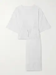 [Skin] Skin - Coco Organic Pima Cotton-jersey Pajama Set - Light gray - 0 0 Gray