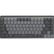 Logitech MX Mechanical Keys Wireless Keyboard Mini Compact TKL Tactile Quiet Grey