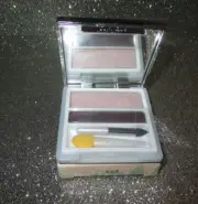 CLINIQUE Eye Defining Duo Shadow and Liner 03 DOUBLE PLUM Full Size NIB