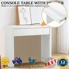 Console Table Wood Sofa Table Hall Side Entry with Drawer Contemporary White NEW