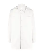 patch-pockets cotton shirt SHIRTS CM42,SHIRTS CM41,SHIRTS CM37,SHIRTS CM38 White