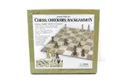 Cardinal Industries Chess/Checkers and Backgammon Set