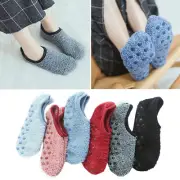 Women Mens Winter Warm Non-slip Home Fleece Thick Bed Slipper Floor Ankle SocksⅠ