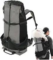 Pet Backpack, Cat Backpack, Large Capacity Dog Carrier Backpacks - Outdoor Backpack for Medium and Large Dogs, Anti-Clamp Bag