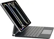 Magic Keyboard Case for iPad Pro 13 inch (M4) 2024, Magnetic Floating Keyboard Case with Multi Color Backlit & Multi-Touch Trackpad (Black, iPad Pro 13" (M4) 2024)