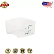 Translucent 2QT Food Containers - Set of 6 BPA-Free, Stackable Storage Solutions