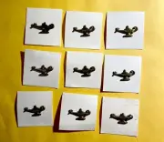RARE Girl Scout NY Edith Macy Lamp Pin Set Of 9