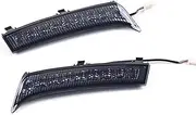 2Pcs Car LED Daytime Running Light Fog Lamp DRL Yellow Turn Signal for Subaru Forester 2013 2014 2015 2016 2017 2018-White