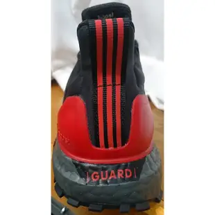 2019 11月 ADIDAS ULTRABOOST GUARD 馬牌輪胎底 防潑水 慢跑鞋 黑灰紅 FU9464