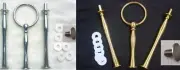 3 tier tidbit, cup cake, serving tray fancy handle, special flat screw & washers