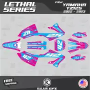 Graphics Kit for YAMAHA YZ125 (2022-2023) YZ 125 Lethal Series - Magenta