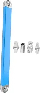 GLEAVI Multifunctional Extension Wrench Ratchets Tools Universal Wrench Extender Tool Metropolitay Offset Extension Wrench Extender Wrench Extendable Wrench Socket Wrenches Metal Blue