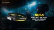 Nitecore NU53 1800 Lumens 175 Meter Throw Compact Rechargeable Camping Headlamp