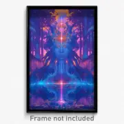 Art Poster - Pure State (Psychedelic Trippy Weird 11x17 Print)