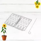 BBQ Grill Mesh Mat BBQ Grill Wire Netting Wire Baking Rack Barbecue Grill Sheet