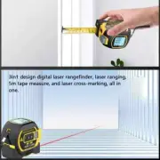 3In1 Laser Rangefinder 40M / 60M Distance Meter Measuring Laser Tape Measure New