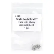 Dental Ortho 1st Molar Bondable Buccal Tube with Sliding Crimpable Hook MBT0.022