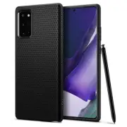 Galaxy Note 20 (2020) Case | Spigen [ Liquid Air ] Matte Black Protective Cover