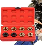 Thread Chaser Set, Thread Chaser Set Metric Restorer Kit | Hex Tap Die Repair Tool Rethreading Tapping Accessories for Bolts