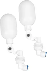 BESPORTBLE 2pcs Adjustable Float Valve for Aquarium Water Tank Accurate Water Level Control Quick Connect Feature Versatile Use Fish Tanks Livestock Bowls Garden