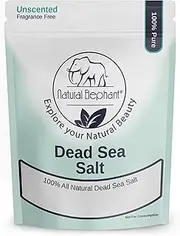 Natural Elephant Dead Sea Bath Salt | 10 Pound Bag (160oz) | 100% Natural and Pure| Fine Grain | for Bathing and Relaxation of Body and Mind