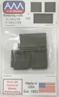 AM Models HO #310 Retaining Walls (3/4 x 7/8, 3/4 x 1 5/8) (Plastic Kit)