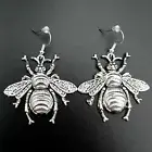 Big Bumble Bee Charm Earrings