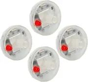 JECOMPRIS 4pcs Solar Wheel Lights Led Tire Strobe Lamp Flash Modes Easy Install for Car Motorcycle Decoration