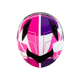 【SOL Helmets】SF-6全罩式安全帽 (超視界_白/紫粉) ｜ SOL安全帽官方商城