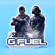 G Fuel Rainbow 6 Six Siege Collector's Box Sticker Decal ONLY (3.7" Tall) GFuel